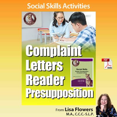 Writing a Letter of Complaint Exercise in PDF